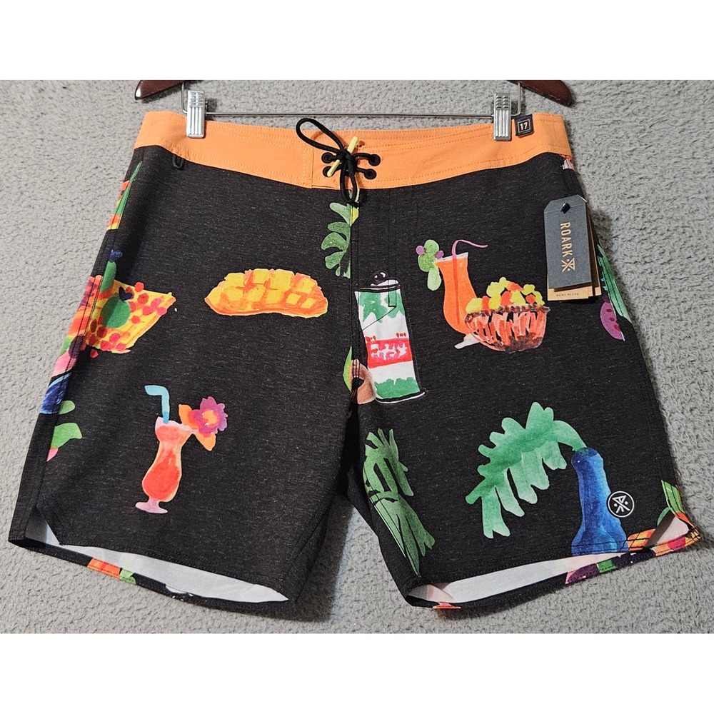 Roark Passage 17" Tahiti Treat Board‎ Shorts Men's Size 32 NWT